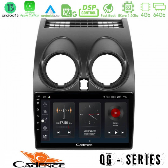 Cadence QG Series 8Core Android13 4+64GB Nissan Qashqai J10 Navigation Multimedia Tablet 9 Cadence QG Series 8Core Android13 4+64GB Nissan Qashqai J10 Navigation Multimedia Tablet 9
