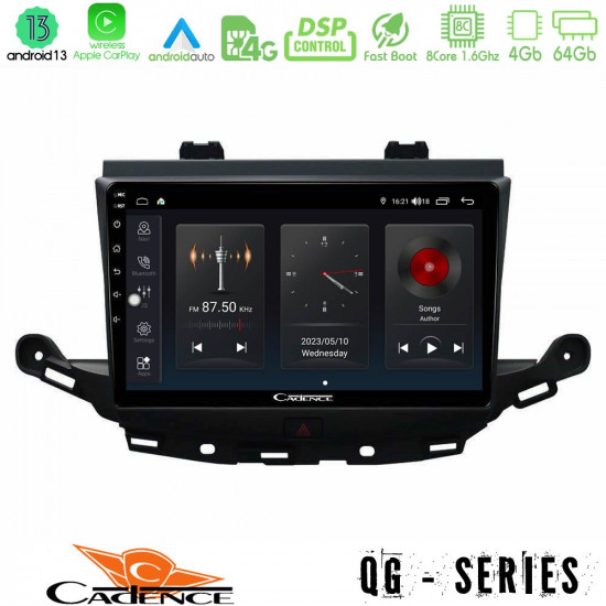 Cadence QG Series 8Core Android13 4+64GB Opel Astra K 2015-2019 Navigation Multimedia Tablet 9 Cadence QG Series 8Core Android13 4+64GB Opel Astra K 2015-2019 Navigation Multimedia Tablet 9