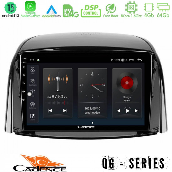 Cadence QG Series 8Core Android13 4+64GB Renault Koleos 2007-2015 Navigation Multimedia Tablet 9 Cadence QG Series 8Core Android13 4+64GB Renault Koleos 2007-2015 Navigation Multimedia Tablet 9