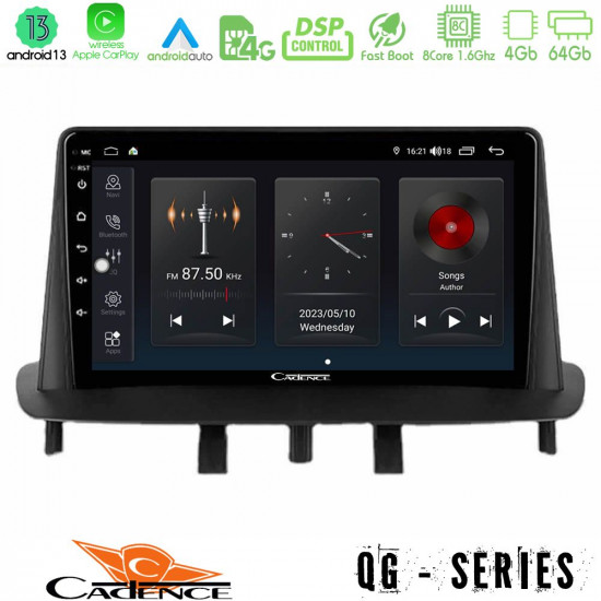 Cadence QG Series 8Core Android13 4+64GB Renault Megane 3 2009-2013 Navigation Multimedia Tablet 9 Cadence QG Series 8Core Android13 4+64GB Renault Megane 3 2009-2013 Navigation Multimedia Tablet 9