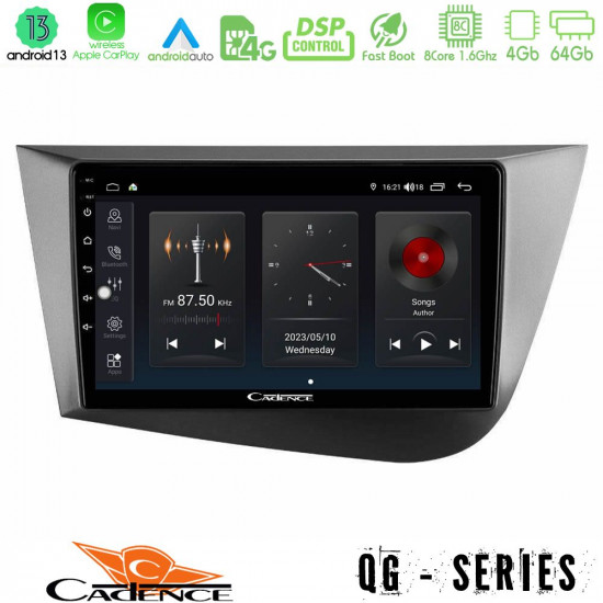 Cadence QG Series 8Core Android13 4+64GB Seat Leon Navigation Multimedia Tablet 9 Cadence QG Series 8Core Android13 4+64GB Seat Leon Navigation Multimedia Tablet 9