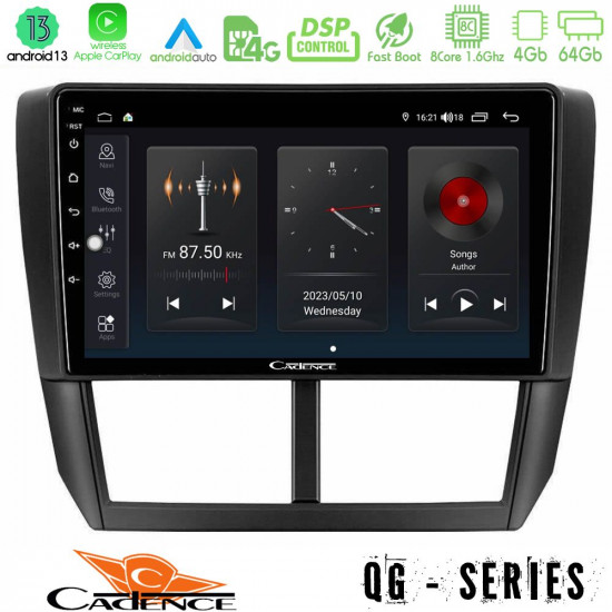 Cadence QG Series 8Core Android13 4+64GB Subaru Forester Navigation Multimedia Tablet 9 Cadence QG Series 8Core Android13 4+64GB Subaru Forester Navigation Multimedia Tablet 9