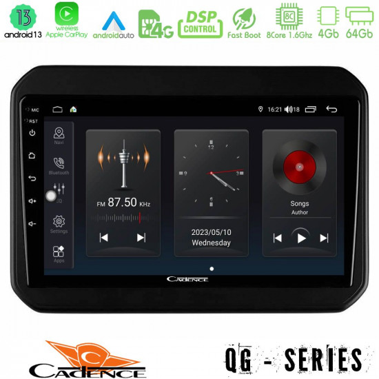 Cadence QG Series 8Core Android13 4+64GB Suzuki Ignis Navigation Multimedia Tablet 9 Cadence QG Series 8Core Android13 4+64GB Suzuki Ignis Navigation Multimedia Tablet 9