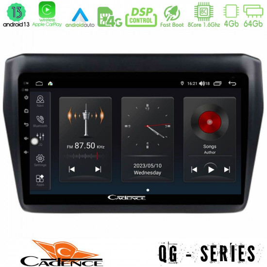 Cadence QG Series 8Core Android13 4+64GB Suzuki Swift 2017-2023 Navigation Multimedia Tablet 9 Cadence QG Series 8Core Android13 4+64GB Suzuki Swift 2017-2023 Navigation Multimedia Tablet 9