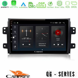 Cadence QG Series 8Core Android13 4+64GB Suzuki SX4 2006-2014 Fiat Sedici 2006-2014 Navigation Multimedia Tablet 9