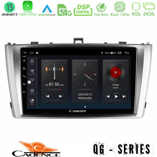 Cadence QG Series 8Core Android13 4+64GB Toyota Avensis T27 Navigation Multimedia Tablet 9 Cadence QG Series 8Core Android13 4+64GB Toyota Avensis T27 Navigation Multimedia Tablet 9