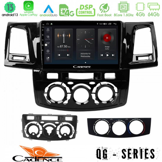 Cadence QG Series 8Core Android13 4+64GB Toyota Hilux 2007-2011 Navigation Multimedia Tablet 9 Cadence QG Series 8Core Android13 4+64GB Toyota Hilux 2007-2011 Navigation Multimedia Tablet 9