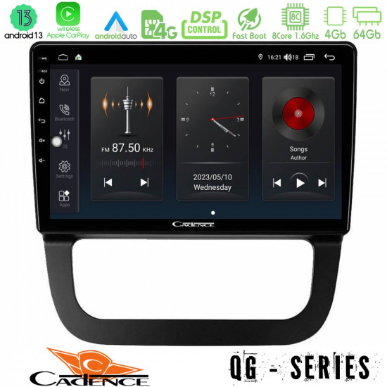 Cadence QG Series 8Core Android13 4+64GB VW Jetta Navigation Multimedia Tablet 10 Cadence QG Series 8Core Android13 4+64GB VW Jetta Navigation Multimedia Tablet 10