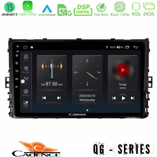 Cadence QG Series 8Core Android13 4+64GB VW MQB 2017-gt; Navigation Multimedia Tablet 9 Cadence QG Series 8Core Android13 4+64GB VW MQB 2017-gt; Navigation Multimedia Tablet 9