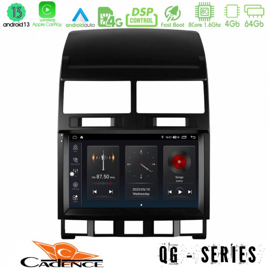 Cadence QG Series 8Core Android13 4+64GB VW Touareg 2002 – 2010 Navigation Multimedia Tablet 9 Cadence QG Series 8Core Android13 4+64GB VW Touareg 2002 – 2010 Navigation Multimedia Tablet 9