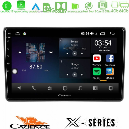 Cadence X Series Audi A4 B7 8core Android12 4+64GB Navigation Multimedia Tablet 9 Cadence X Series Audi A4 B7 8core Android12 4+64GB Navigation Multimedia Tablet 9