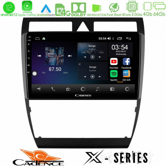 Cadence X Series Audi A6 (C5) 1997-2004 8core Android12 4+64GB Navigation Multimedia Tablet 9 Cadence X Series Audi A6 (C5) 1997-2004 8core Android12 4+64GB Navigation Multimedia Tablet 9