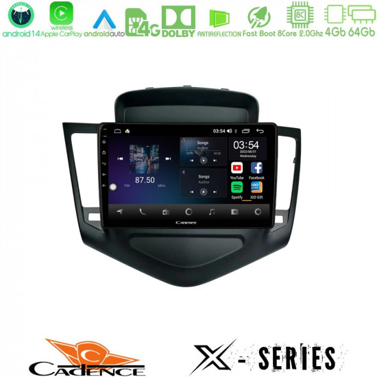 Cadence X Series Chevrolet Cruze 2009-2012 8core Android 14 4+64GB Navigation Multimedia Tablet 9 Cadence X Series Chevrolet Cruze 2009-2012 8core Android 14 4+64GB Navigation Multimedia Tablet 9