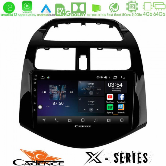 Cadence X Series Chevrolet Spark 2009-2015 8core Android12 4+64GB Navigation Multimedia Tablet 9 Cadence X Series Chevrolet Spark 2009-2015 8core Android12 4+64GB Navigation Multimedia Tablet 9