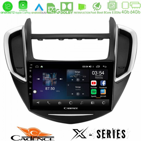 Cadence X Series Chevrolet Trax 2013-2020 8core Android12 4+64GB Navigation Multimedia Tablet 9 Cadence X Series Chevrolet Trax 2013-2020 8core Android12 4+64GB Navigation Multimedia Tablet 9