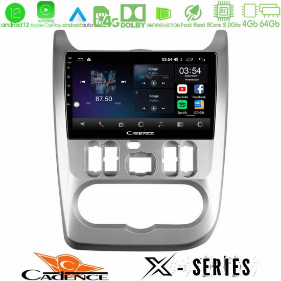 Cadence X Series Dacia Duster/Sandero/Logan 8core Android12 4+64GB Navigation Multimedia Tablet 9 Cadence X Series Dacia Duster/Sandero/Logan 8core Android12 4+64GB Navigation Multimedia Tablet 9