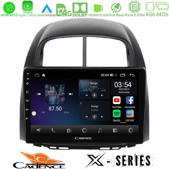 Cadence X Series Daihatsu Sirion/Subaru Justy 8core Android12 4+64GB Navigation Multimedia Tablet 10 Cadence X Series Daihatsu Sirion/Subaru Justy 8core Android12 4+64GB Navigation Multimedia Tablet 10