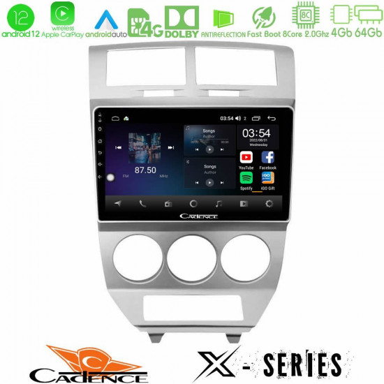 Cadence X Series Dodge Caliber 2006-2011 8core Android12 4+64GB Navigation Multimedia Tablet 10 Cadence X Series Dodge Caliber 2006-2011 8core Android12 4+64GB Navigation Multimedia Tablet 10