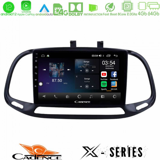 Cadence X Series Fiat Doblo 2015-2022 8core Android12 4+64GB Navigation Multimedia Tablet 9 Cadence X Series Fiat Doblo 2015-2022 8core Android12 4+64GB Navigation Multimedia Tablet 9