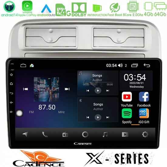 Cadence X Series Fiat Grande Punto 2006-2011 8core Android 14 4+64GB Navigation Multimedia Tablet 9 Cadence X Series Fiat Grande Punto 2006-2011 8core Android 14 4+64GB Navigation Multimedia Tablet 9