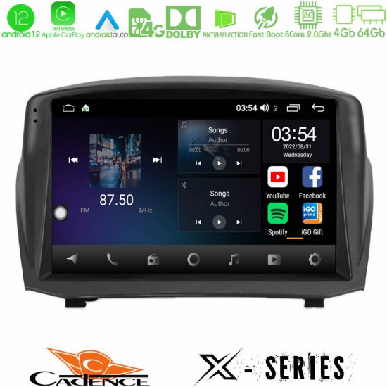Cadence X Series Ford Fiesta 2008-2016 8core Android12 4+64GB Navigation Multimedia Tablet 9 (Oem Style) Cadence X Series Ford Fiesta 2008-2016 8core Android12 4+64GB Navigation Multimedia Tablet 9 (Oem Style)