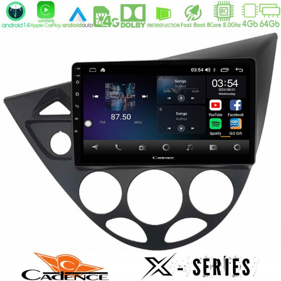 Cadence X Series Ford Focus 1999-2004 8core Android 14 4+64GB Navigation Multimedia Tablet 9 Cadence X Series Ford Focus 1999-2004 8core Android 14 4+64GB Navigation Multimedia Tablet 9