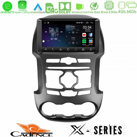 Cadence X Series Ford Ranger 2012-2016 8Core Android12 4+64GB Navigation Multimedia Tablet 9 Cadence X Series Ford Ranger 2012-2016 8Core Android12 4+64GB Navigation Multimedia Tablet 9