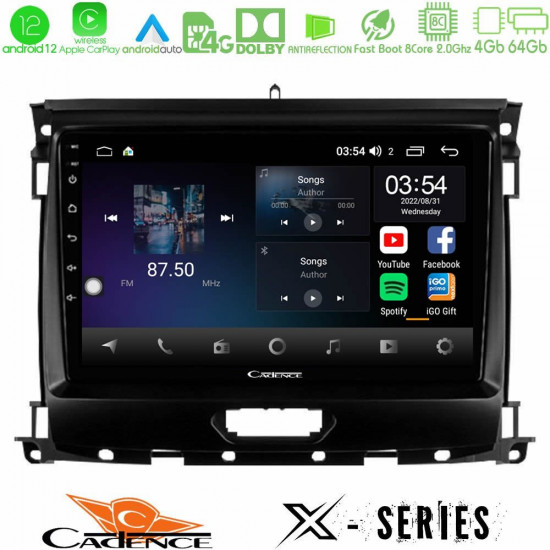 Cadence X Series Ford Ranger 2017-2022 8core Android12 4+64GB Navigation Multimedia Tablet 9 Cadence X Series Ford Ranger 2017-2022 8core Android12 4+64GB Navigation Multimedia Tablet 9