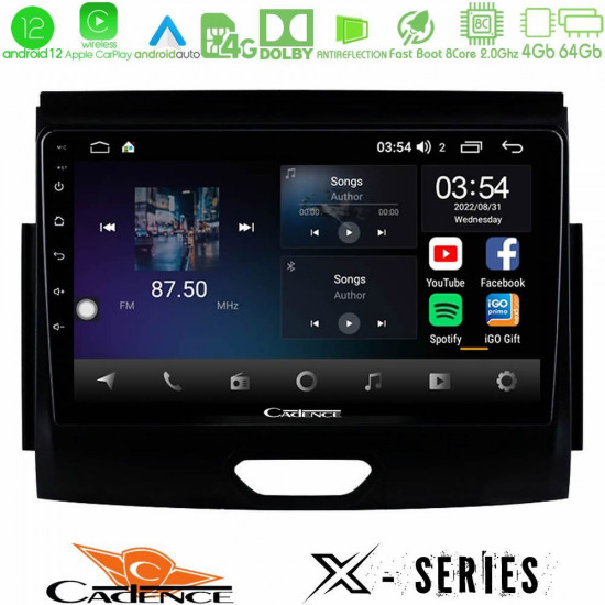 Cadence X Series Ford Ranger 2017-2022 8core Android12 4+64GB Navigation Multimedia Tablet 9 Cadence X Series Ford Ranger 2017-2022 8core Android12 4+64GB Navigation Multimedia Tablet 9