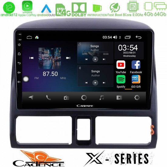 Cadence X Series Honda CRV 2002-2006 8core Android12 4+64GB Navigation Multimedia Tablet 9 Cadence X Series Honda CRV 2002-2006 8core Android12 4+64GB Navigation Multimedia Tablet 9