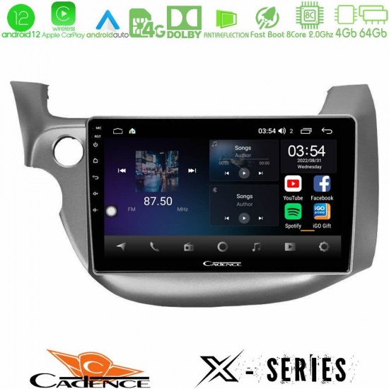 Cadence X Series Honda Jazz 2009-2013 8core Android12 4+64GB Navigation Multimedia Tablet 10 Cadence X Series Honda Jazz 2009-2013 8core Android12 4+64GB Navigation Multimedia Tablet 10