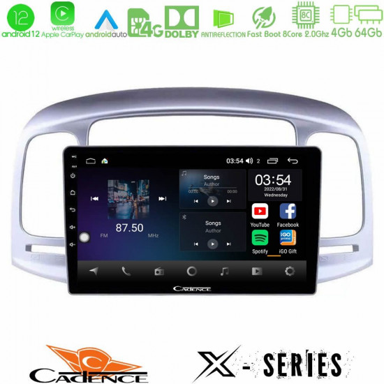 Cadence X Series Hyundai Accent 2006-2011 8core Android12 4+64GB Navigation Multimedia Tablet 9 Cadence X Series Hyundai Accent 2006-2011 8core Android12 4+64GB Navigation Multimedia Tablet 9