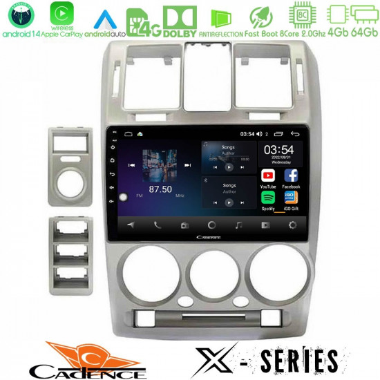 Cadence X Series Hyundai Getz 2002-2009 8core Android 14 4+64GB Navigation Multimedia Tablet 9 Cadence X Series Hyundai Getz 2002-2009 8core Android 14 4+64GB Navigation Multimedia Tablet 9