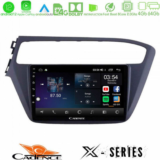 Cadence X Series Hyundai i20 2018-2020 8core Android12 4+64GB Navigation Multimedia Tablet 9 Cadence X Series Hyundai i20 2018-2020 8core Android12 4+64GB Navigation Multimedia Tablet 9