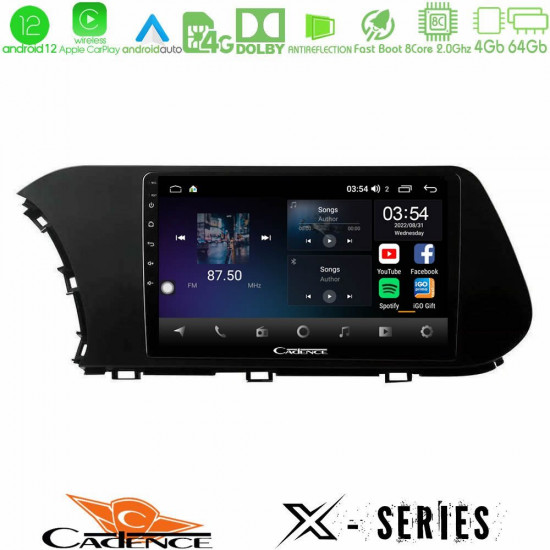 Cadence X Series Hyundai i20 2021-2024 8core Android12 4+64GB Navigation Multimedia Tablet 9 Cadence X Series Hyundai i20 2021-2024 8core Android12 4+64GB Navigation Multimedia Tablet 9