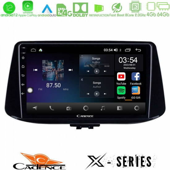 Cadence X Series Hyundai i30 8core Android12 4+64GB Navigation Multimedia Tablet 9 Cadence X Series Hyundai i30 8core Android12 4+64GB Navigation Multimedia Tablet 9