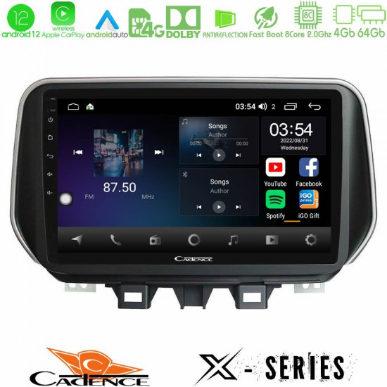 Cadence X Series Hyundai ix35 8core Android12 4+64GB Navigation Multimedia Tablet 10 Cadence X Series Hyundai ix35 8core Android12 4+64GB Navigation Multimedia Tablet 10