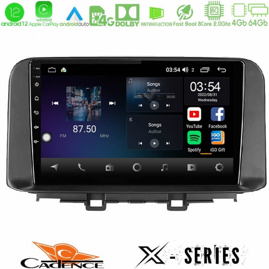Cadence X Series Hyundai Kona 2018-2023 8core Android12 4+64GB Navigation Multimedia Tablet 10 Cadence X Series Hyundai Kona 2018-2023 8core Android12 4+64GB Navigation Multimedia Tablet 10