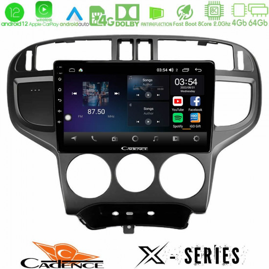 Cadence X Series Hyundai Matrix 2001-2010 8Core Android12 4+64GB Navigation Multimedia Tablet 9 Cadence X Series Hyundai Matrix 2001-2010 8Core Android12 4+64GB Navigation Multimedia Tablet 9