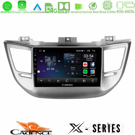 Cadence X Series Hyundai Tucson 2015-2018 8Core Android12 4+64GB Navigation Multimedia Tablet 9 Cadence X Series Hyundai Tucson 2015-2018 8Core Android12 4+64GB Navigation Multimedia Tablet 9