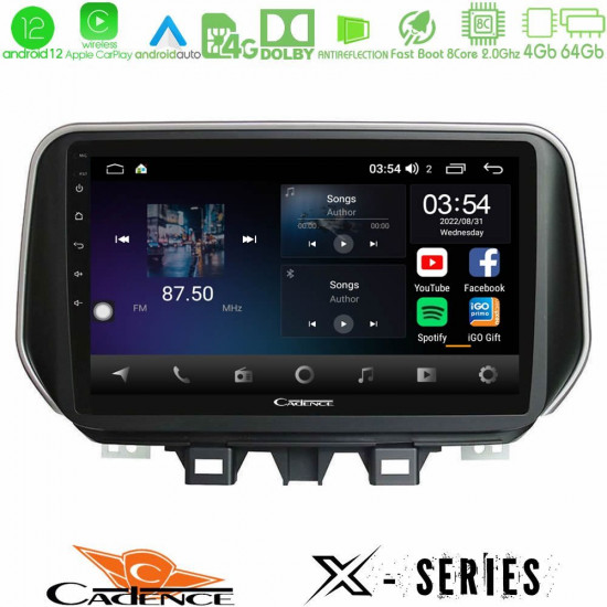 Cadence X Series Hyundai Tucson 2019-gt; 8Core Android12 4+64GB Navigation Multimedia Tablet 9 Cadence X Series Hyundai Tucson 2019-gt; 8Core Android12 4+64GB Navigation Multimedia Tablet 9