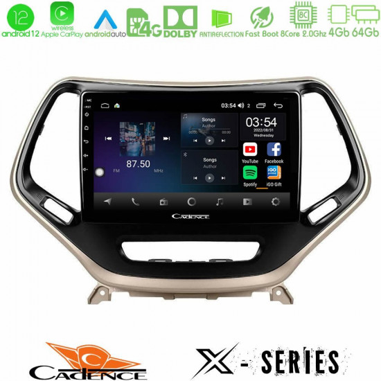 Cadence X Series Jeep Cherokee 2014-2019 8core Android12 4+64GB Navigation Multimedia Tablet 9 Cadence X Series Jeep Cherokee 2014-2019 8core Android12 4+64GB Navigation Multimedia Tablet 9
