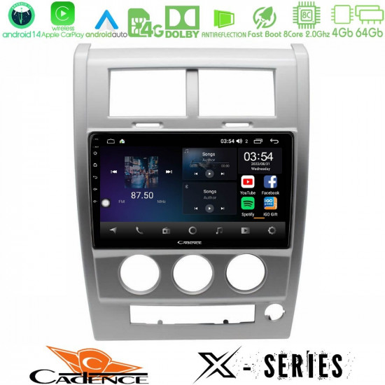 Cadence X Series Jeep Cherokee (KK) 2008-2012 8core Android 14 4+64GB Navigation Multimedia Tablet 10 Cadence X Series Jeep Cherokee (KK) 2008-2012 8core Android 14 4+64GB Navigation Multimedia Tablet 10