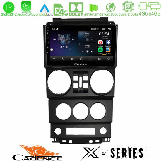 Cadence X Series Jeep Wrangler 2008-2010 8core Android12 4+64GB Navigation Multimedia Tablet 9 Cadence X Series Jeep Wrangler 2008-2010 8core Android12 4+64GB Navigation Multimedia Tablet 9
