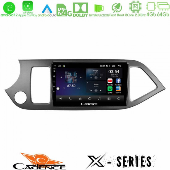 Cadence X Series Kia Picanto 8core Android12 4+64GB Navigation Multimedia Tablet 9 Cadence X Series Kia Picanto 8core Android12 4+64GB Navigation Multimedia Tablet 9