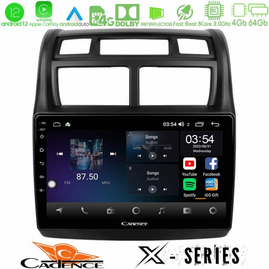 Cadence X Series Kia Sportage 2008-2011 8core Android12 4+64GB Navigation Multimedia Tablet 9 Cadence X Series Kia Sportage 2008-2011 8core Android12 4+64GB Navigation Multimedia Tablet 9