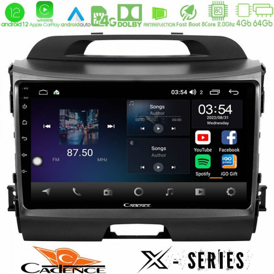 Cadence X Series Kia Sportage 8core Android12 4+64GB Navigation Multimedia Tablet 9 Cadence X Series Kia Sportage 8core Android12 4+64GB Navigation Multimedia Tablet 9