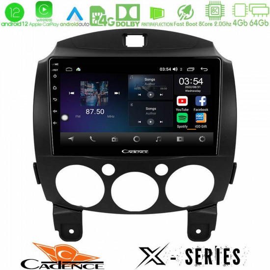 Cadence X Series Mazda 2 2008-2014 8core Android12 4+64GB Navigation Multimedia Tablet 9 Cadence X Series Mazda 2 2008-2014 8core Android12 4+64GB Navigation Multimedia Tablet 9