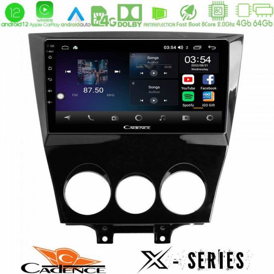 Cadence X Series Mazda RX8 2008-2012 8Core Android12 4+64GB Navigation Multimedia Tablet 9 Cadence X Series Mazda RX8 2008-2012 8Core Android12 4+64GB Navigation Multimedia Tablet 9