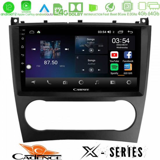 Cadence X Series Mercedes W203 Facelift 8core Android12 4+64GB Navigation Multimedia Tablet 9 Cadence X Series Mercedes W203 Facelift 8core Android12 4+64GB Navigation Multimedia Tablet 9